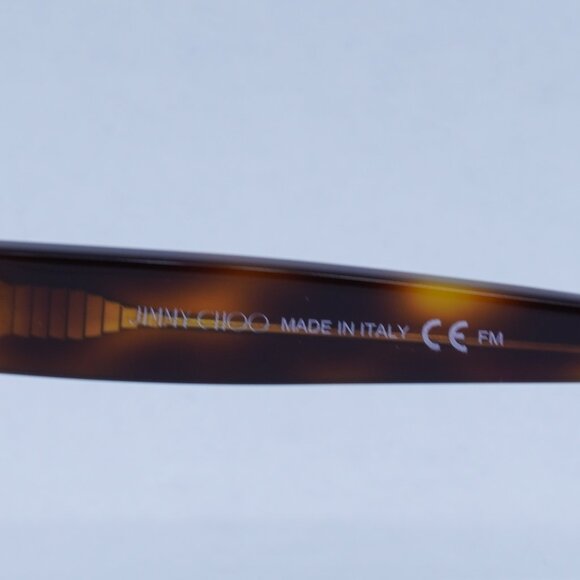 Jimmy Choo JC146 0PUU 00 Eyeglasses Animal Havana 53mm Square Frame - Picture 7 of 11